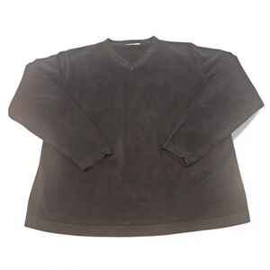 Elegant Blackl V-Neck Sweater for Men Size XL Good Condition